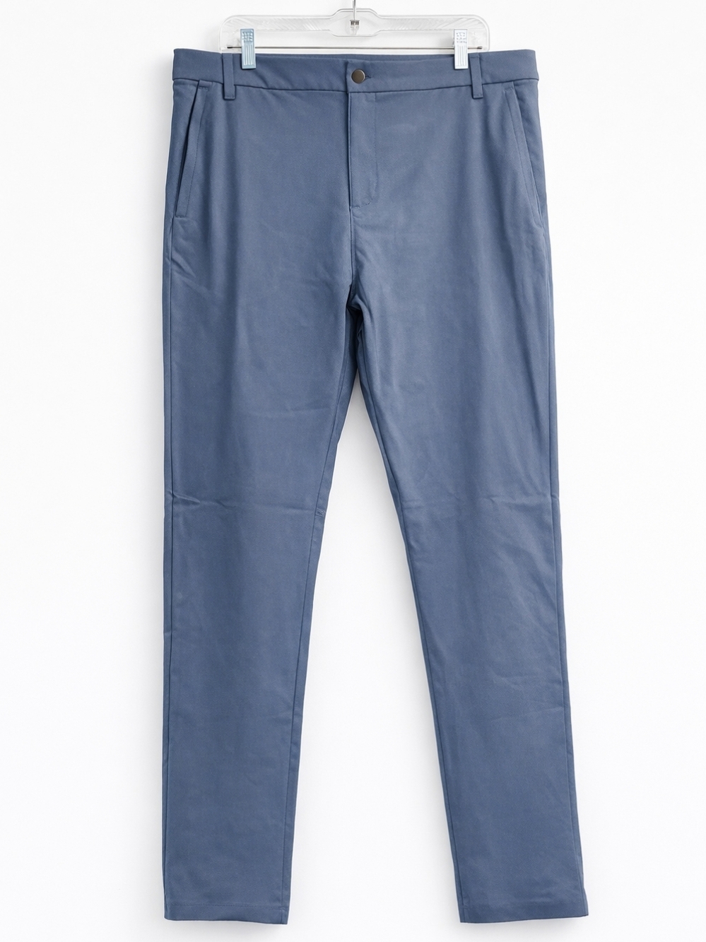 Lululemon Commission Classic Fit Pants 36 Iron Blue Warpstreme Chino - Picture 2 of 9